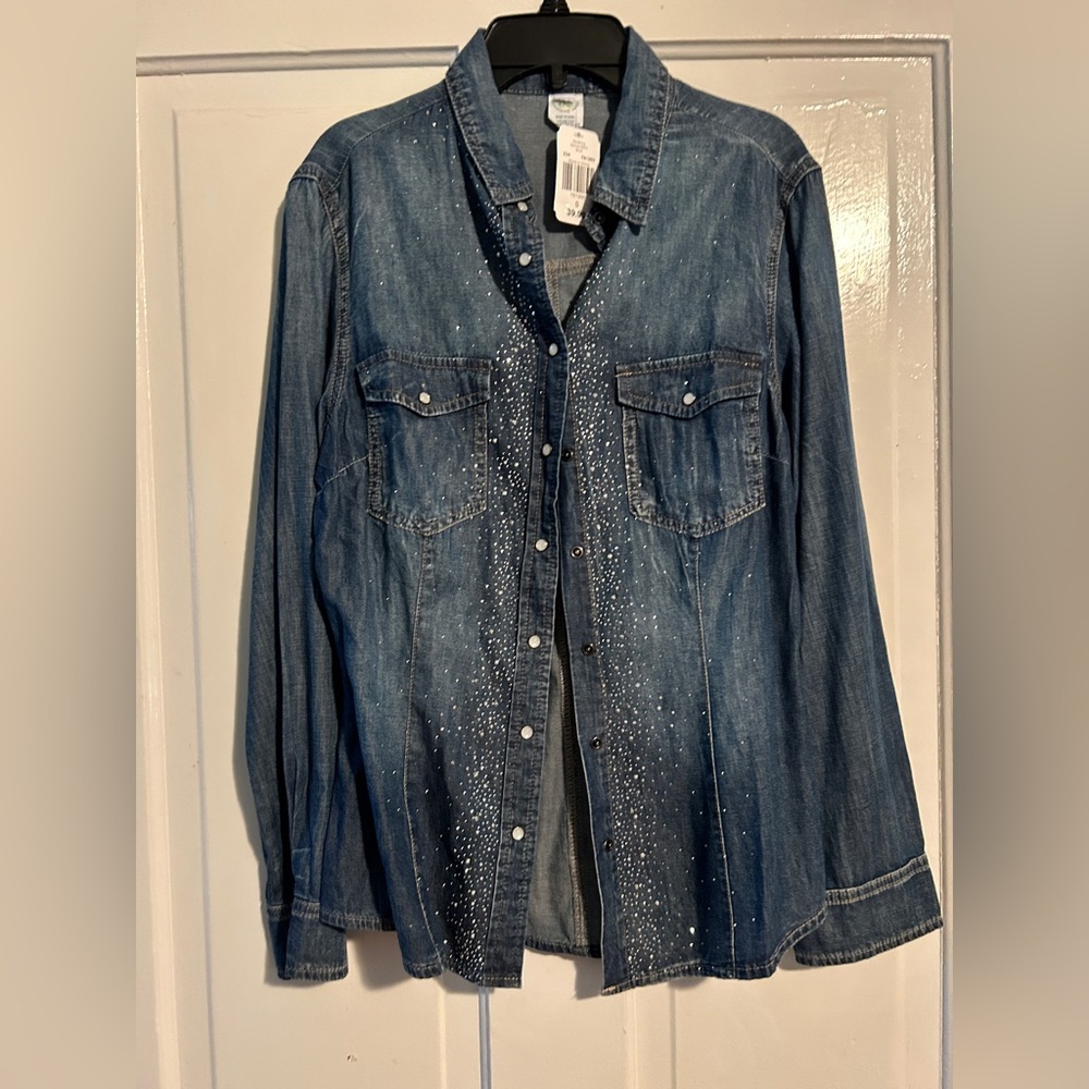 Denim buttonup shirt